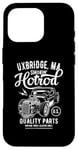 Coque pour iPhone 16 Pro Uxbridge MA USA Hotrod Voiture vintage vieilli