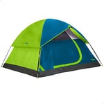 Aktive 52999 Tente de Camping 4 Personnes Double Toit Type Igloo, Dimensions 240 x 210 x 130 cm, Anti-Pluie, Porte Double avec Fermeture éclair et moustiquaire supérieure