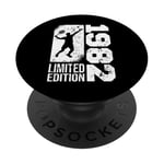 Tennis Joueur de tennis né en 1982 Anniversaire Tennis PopSockets PopGrip Interchangeable