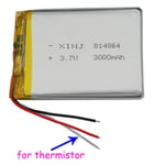 3.7V 3000mAh 11.1Wh Thermistor Polymer Li Battery Lipo 814864 For Dashcam GPS