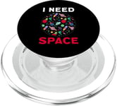 I Need Space, Planets Moon Astronomy Cosmos Galaxy PopSockets PopGrip pour MagSafe