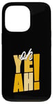 Coque pour iPhone 13 Pro University Varsity-Gold Ah oui ! Varsity-Gold