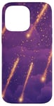 iPhone 14 Pro Max Celestial Falling Stars in Starry Night Sky Aesthetics Case