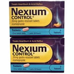 Nexium Control 20mg  - Treats Heartburn | Acid Reflux - 7 X 2 Total 14 Tablets