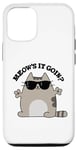 Coque pour iPhone 12/12 Pro Jeu de mots amusant pour chats Meow's It Going