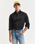 GANT - Regular fit sateng skjorte til herre black