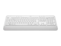 Logitech Signature K650 - Clavier - sans fil - Bluetooth 5.1 - QWERTZ - Tchèque - blanc cassé