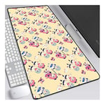 ITBT Magical Girl 800x300mm Anime Mouse Pad, Keyboard Mouse Mats, Extended XXL Large Professional Gaming Mouse Mat with 3mm-Thick Rubber Base, for Computer PC,E