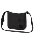 Jack Wolfskin Unisex Sunset Shoulder Bag - Black, black, 3 Lit.