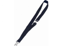 Nyckelhängare textilhalsband Durable 20 mm svart - (10 st.)