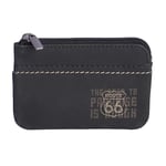 Route 66 - Portefeuille Homme Cuir (Protection RFID) Slim Design – Porte Carte - Portefeuille pour Homme - Porte Monnaie Homme Cuir - Portefeuilles et Porte-Cartes (Porte Monnaie)