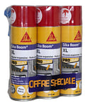 Sika Boom XL, Mousse expansive blanche d'isolation thermique et acoustique et remplissage de cavités, Lot de 3x400ml