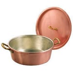 Casseroles en cuivre étamé avec 2 anses sans couvercle, diamètre 32 cm 80117792