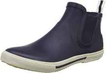 BNWT Joules Ladies Rainwell Rubber Ankle Rain Boots/Wellies, Navy Blue UK3 /EU36