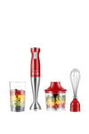 4 in 1 Multi-Functional Hand Blender Red