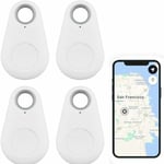 Linghhang - 4x blanc Smart Tracker Key Finder Localisateur Bluetooth Sans Fil Anti Perte Alarme Capteur Dispositif Télécommande pour Enfant