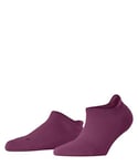 FALKE Women's Cool Kick Sneaker W SN Soft Breathable Quick Drying Low-Cut Patterned 1 Pair Trainer Socks, Purple (Hibiscus 8807) - honeycomb pattern, 2.5-3.5