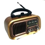 Retro FM/AM/SW Radio Full Band Portable Radio Receiver  Bluetooth6190