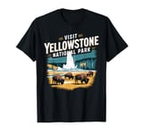 Visit Yellowstone National Park Scenic Wildlife T-Shirt