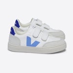 VEJA kids velcro sneakers Esplar chromefree leather – white aqua Paros - 28