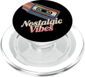 Vibes Nostalgique Cassette Rétro Musique PopSockets PopGrip pour MagSafe