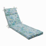 Pillow Perfect Gilford Baltic Chaise Lounge Coussin Bleu 183 cm L x 53 cm. Largeur : 7,6 cm. D