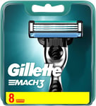 Lot 8 Lames GILLETTE MACH3 Recharge Rasoir de Rasage Gilette Mach 3 Match3 Match