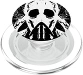 Grindcore Masque à gaz Homme Horreur Death Metal Thrash Metal PopSockets PopGrip pour MagSafe