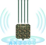 Repeteur WiFi Exterieur Puissant Camouflage avec Antenne WiFi Longue Portée - Amplificateur WiFi 6 AX3000 Mesh- Outdoor Poe Répéteur WiFi Extérieur- Idéal pour Les Grands Espaces éloignés