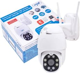 Caméra De Surveillance Vidéo Sans Fil Ip230T 1080P Avec Ptz H264+Prend En Charge Microsd De 128 Go,Vision Nocturne,Application Tuya