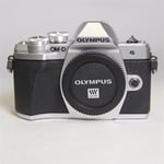 Olympus Used OM-D E-M10 Mark III Mirrorless Camera Body Silver