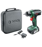 Bosch EasyDrill 12 Cordless Screwdriver (Battery, Charger, Screwdriver Bit, Soft Case (12 V, 1.5 Ah, 20 mm Drill Diameter in Wood))