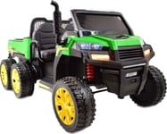 Super Toys Buggy 6 Hjul For 2 Barn, Dump Truck, Myke Hjul, Mykt Sete, Sterkeste Versjon/A730-2 Universal