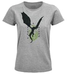 House of the Dragon Women's Wohoftdts018 T-Shirt, Melange Grey, XXL