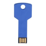 Cl&eacute; Usb Bleue En Forme De Cl&eacute;, Disque M&eacute;Moire Usb Plug And Play, Disque U Pour Ordinateur Et Voiture, 8 Go