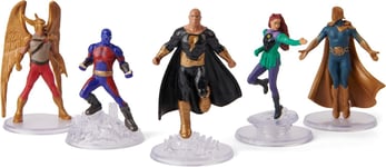 Black Adam Playset Boîte 5 Figurine 6cm Justice Society Héros Comics Spin Master