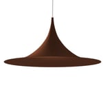 LUMICOM - LOUIE TRACK Suspension, 1X E27, max 42W, métal, marron corten, D.57cm