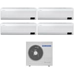 Quadri split inverter air conditioner series windfree avant 7+9+12+12 btu with aj080txj4kg r-32 wi-fi integrated 7000+9000+12000 - new - Samsung