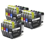 12 Printer Ink Cartridges (Set) for use with Brother MFC-J5335DW & MFC-J6530DW