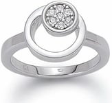 Bague Femme X-My-Style en Argent sterling 925/1000. Oxyde de Zirconium. T.58.