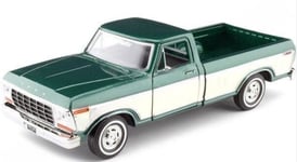 MOTOR MAX - Voiture de 1979 couleur beige et vert – FORD F-150 Custom - 1/24 ...