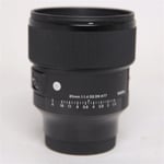 Sigma Used 85mm f/1.4 DG DN Art Lens Sony E