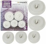 Sink & Bath Plug Set For Basin Kitchen Bathroom Quality Replacement Universal UK