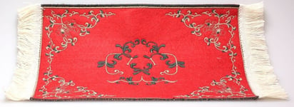 DELPRADO - Accessoire pour maison de poupée tapis de couleur rouge de dimensi...