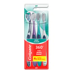 Colgate 360 Deep Clean Tannbørste soft - 4 stk. Munn- & tannpleie Tannbørster Personlig pleie