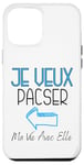 Coque pour iPhone 12 Pro Max veux tu te pacser avec moi demande pacs originale pacsé DUO