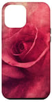 Coque pour iPhone 12 Pro Max Rose grunge douce beauté douce art floral vintage