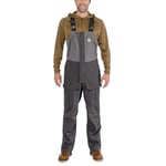 Carhartt angler hängselbyxa, Herr, Gravel/shadow, S