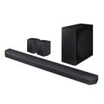 Samsung Q930D Q-Series 9.1.4 Cinematic Soundbar with Subwoofer and Rear Speakers (2024) - Black