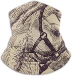 AEMAPE Horse Head Sketch A Symbol of 2014 Neck Warmer Headwear Wide Headbands Scarf Head Wrap, Neck Gaiter Headband,Face Bandana